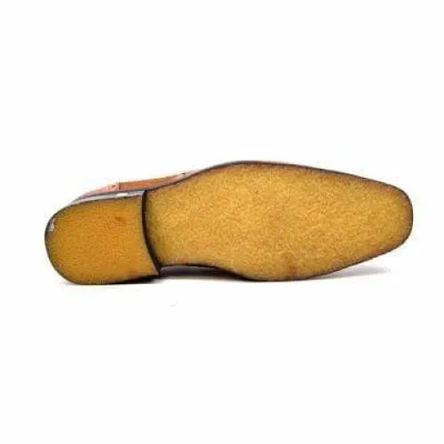 British Walkers Charles Men's Cognac Leather Oxford Loafers