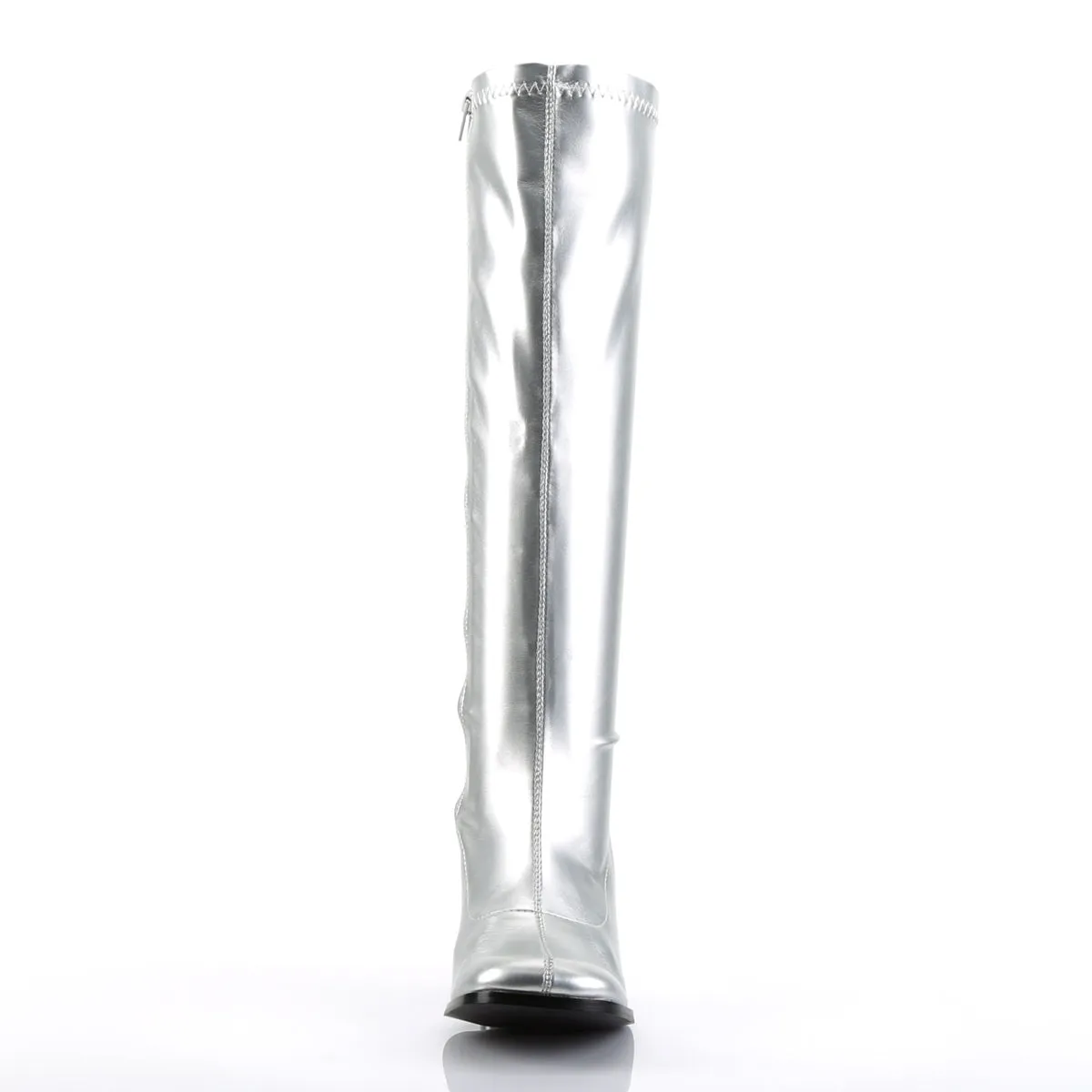GOGO-300 Funtasma Silver Fancy Dress Women's Boots (Fantasy Footwear)