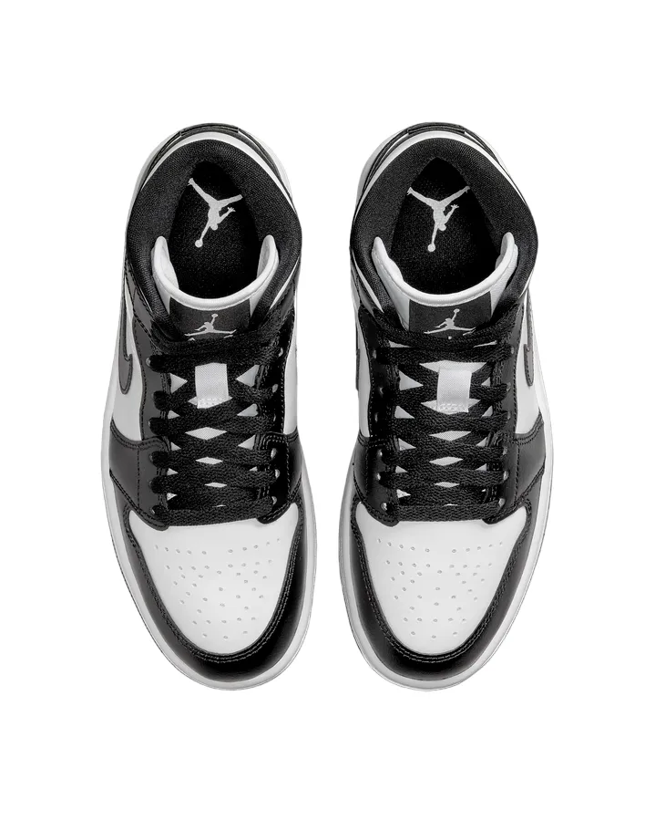 Jordan scarpa sneakers da donna Air Jordan 1 Mid DV0991 101 bianco-nero