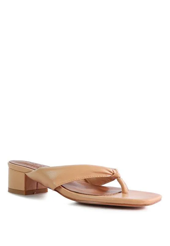 Women's Shoes Memestar Low Heel Thong Sandals